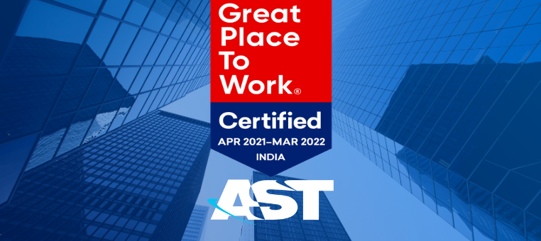 AST India Certified Great Place to Work