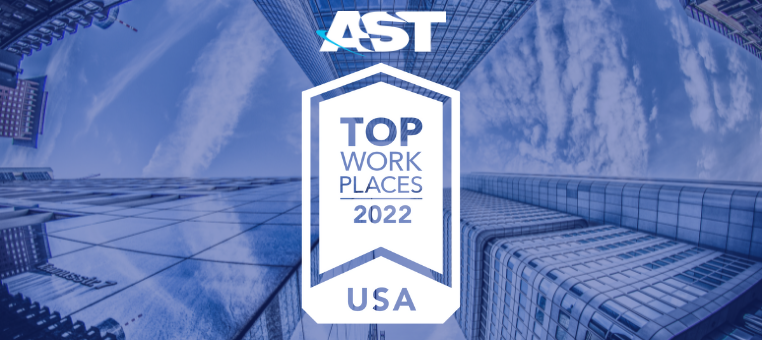 AST Wins Top Workplaces USA, 2022 