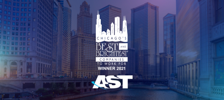 AST Wins Chicago’s Best and Brightest Companies to Work For, 2021
