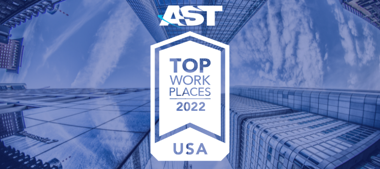 AST Wins Top Workplaces USA, 2022